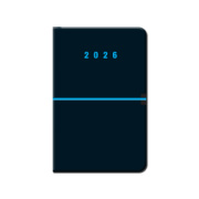 Týždenný diár A5 CAPRI čierny 2026