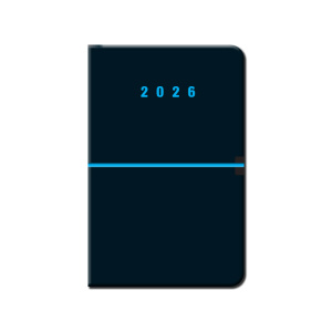 Týždenný diár A5 CAPRI čierny 2026