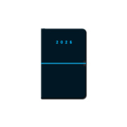 Mini diár A6 CAPRI čierny 2026