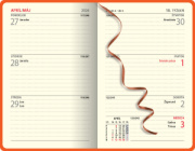 Mini diár A6 CAPRI čierny 2026