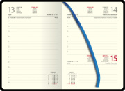 Denný diár A5 ELASTIC blue 2026