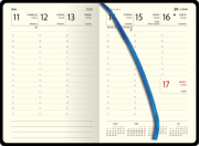 Týždenný diár A5 ELASTIC blue 2026