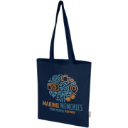 Nákupná taška Madras Blend z GRS recyklovanej bavlny s gramážou 140 g/m² a objemom 7 l