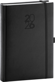 NOTIQUE Denný diár Aprint Top 2026, čierný, 15 x 21 cm