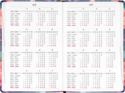 NOTIQUE 18-mesačný diár Petito – Kytica 2025/2026, 11 x 17 cm