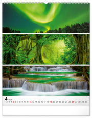 NOTIQUE Nástenný kalendár Paleta 2026, 48 x 56 cm