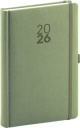 NOTIQUE Denný diár Diamante 2026, olivový, 15 x 21 cm
