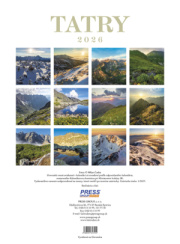 Nástenný kalendár TATRY 2026