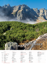 Nástenný kalendár TATRY 2026