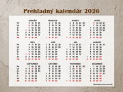 Stolový kalendár Katolícky 2026