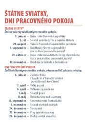 Stolový Minikalendár 2026