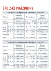 Stolový Minikalendár 2026