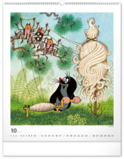 NOTIQUE Nástenný kalendár Krtko 2026, 48 x 56 cm