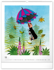 NOTIQUE Nástenný kalendár Krtko 2026, 48 x 56 cm