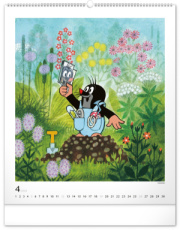 NOTIQUE Nástenný kalendár Krtko 2026, 48 x 56 cm