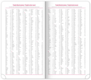 NOTIQUE Vreckový diár Balakon 2026, tmavomodrý, 9 x 15,5 cm