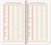 NOTIQUE Vreckový diár Essenza 2026, káva, 9 x 15,5 cm