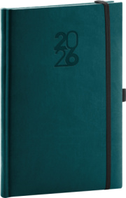 NOTIQUE Týždenný diár Aprint Top 2026, petrolejový, 15 x 21 cm