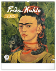 NOTIQUE Nástenný kalendár Frida Kahlo 2026, 48 x 56 cm