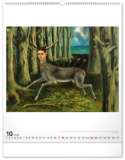 NOTIQUE Nástenný kalendár Frida Kahlo 2026, 48 x 56 cm