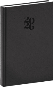 NOTIQUE Denný diár Essenza 2026, káva, 15 x 21 cm