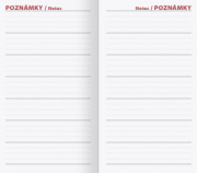 Minidiár týždenný 2026 - čierny