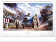 NOTIQUE Nástenný kalendár Oldtimers – Václav Zapadlík 2026, 64 x 42 cm