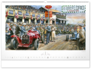 NOTIQUE Nástenný kalendár Oldtimers – Václav Zapadlík 2026, 64 x 42 cm