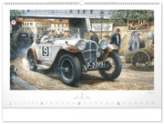 NOTIQUE Nástenný kalendár Oldtimers – Václav Zapadlík 2026, 64 x 42 cm
