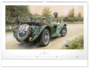NOTIQUE Nástenný kalendár Oldtimers – Václav Zapadlík 2026, 64 x 42 cm