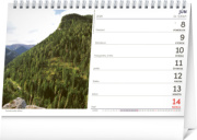 NOTIQUE Stolový kalendár Slovensko 2026, 23,1 x 14,5 cm