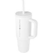 Termohrnček Brady s objemom 900 ml, certifikátom RCS a silikónovou slamkou