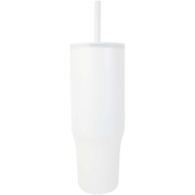 Termohrnček Brady s objemom 900 ml, certifikátom RCS a silikónovou slamkou
