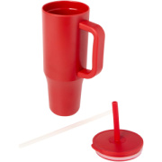 Termohrnček Brady s objemom 900 ml, certifikátom RCS a silikónovou slamkou