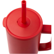 Termohrnček Brady s objemom 900 ml, certifikátom RCS a silikónovou slamkou