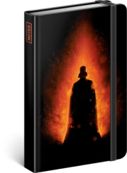 NOTIQUE Notes Star Wars – Black, linajkovaný, 10,5 x 15,8 cm