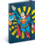 NOTIQUE Notes Superman – Bang, linajkovaný, 13 x 21 cm, farba - modrá