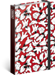 NOTIQUE Notes Mickey, linajkovaný, 11 x 16 cm