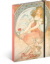 NOTIQUE Notes Alfons Mucha – Maliarstvo, linajkovaný, 13 x 21 cm, farba - farebný