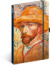 NOTIQUE Notes Vincent van Gogh, linajkovaný, 13 x 21 cm, farba - oranžová