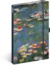 NOTIQUE Notes Claude Monet, linajkovaný, 13 x 21 cm, farba - modrá