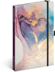 NOTIQUE Notes Štruktúry, linajkovaný, 13 x 21 cm