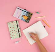 NOTIQUE Notes Tvár, linajkovaný, 13 x 21 cm