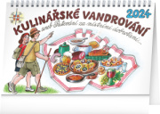 Stolový kalendár Kulinárské putovanie 2024 – Kamila Skopová, 23,1 × 14,5 cm 