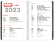 Školský diár Technik (september 2023 – december 2024), 9,8 × 14,5 cm