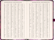 NOTIQUE Planbook diár/notes Fialové kvety 2026, 13 x 21 cm
