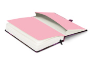 NOTIQUE Planbook diár/notes Fialové kvety 2026, 13 x 21 cm