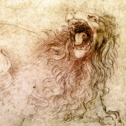 NOTIQUE Poznámkový kalendár Leonardo da Vinci 2026, 30 x 30 cm