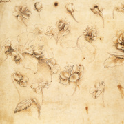 NOTIQUE Poznámkový kalendár Leonardo da Vinci 2026, 30 x 30 cm