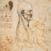 NOTIQUE Poznámkový kalendár Leonardo da Vinci 2026, 30 x 30 cm